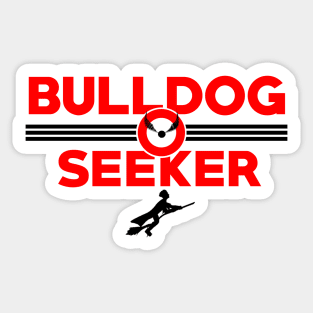 Bulldog Seeker Sticker